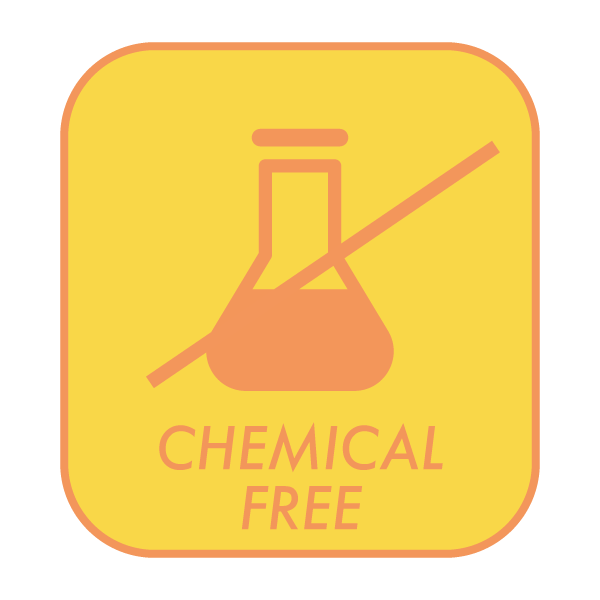 CHEMICAL-FREE dark chocolate