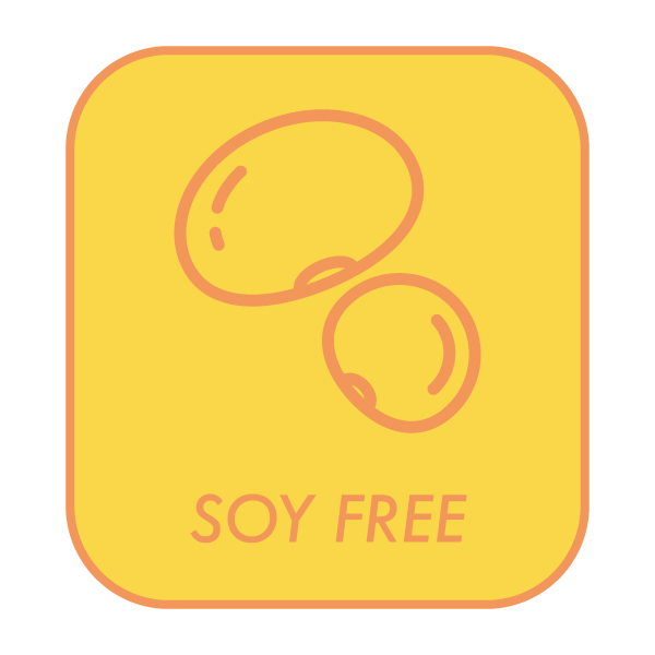 SOY-FREE dark chocolate