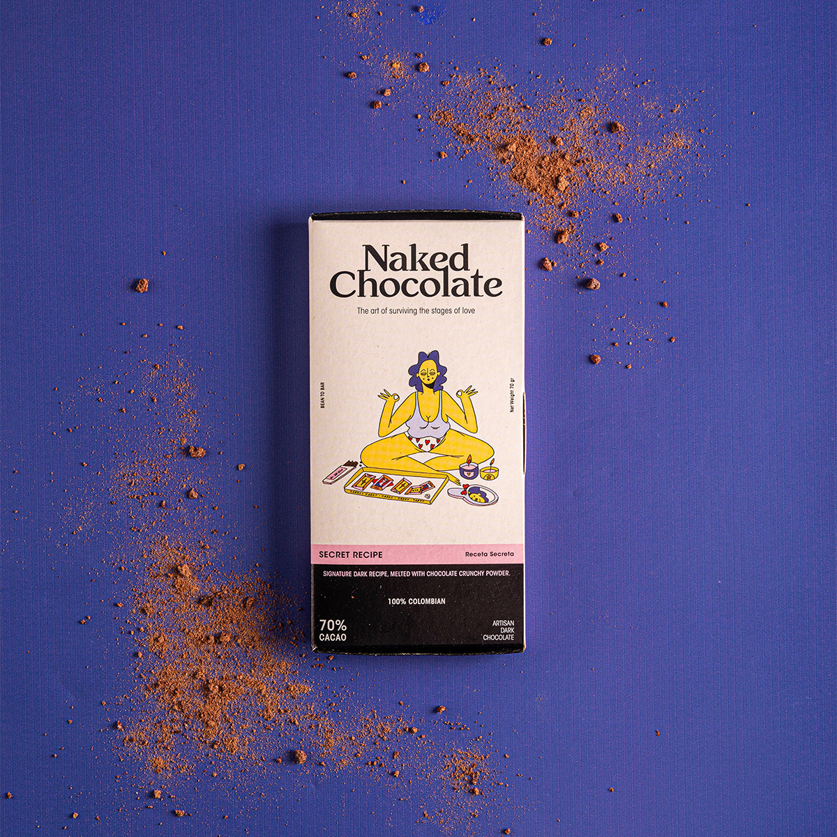 70% DARK CHOCOLATE ALMONDS & SEA SALT