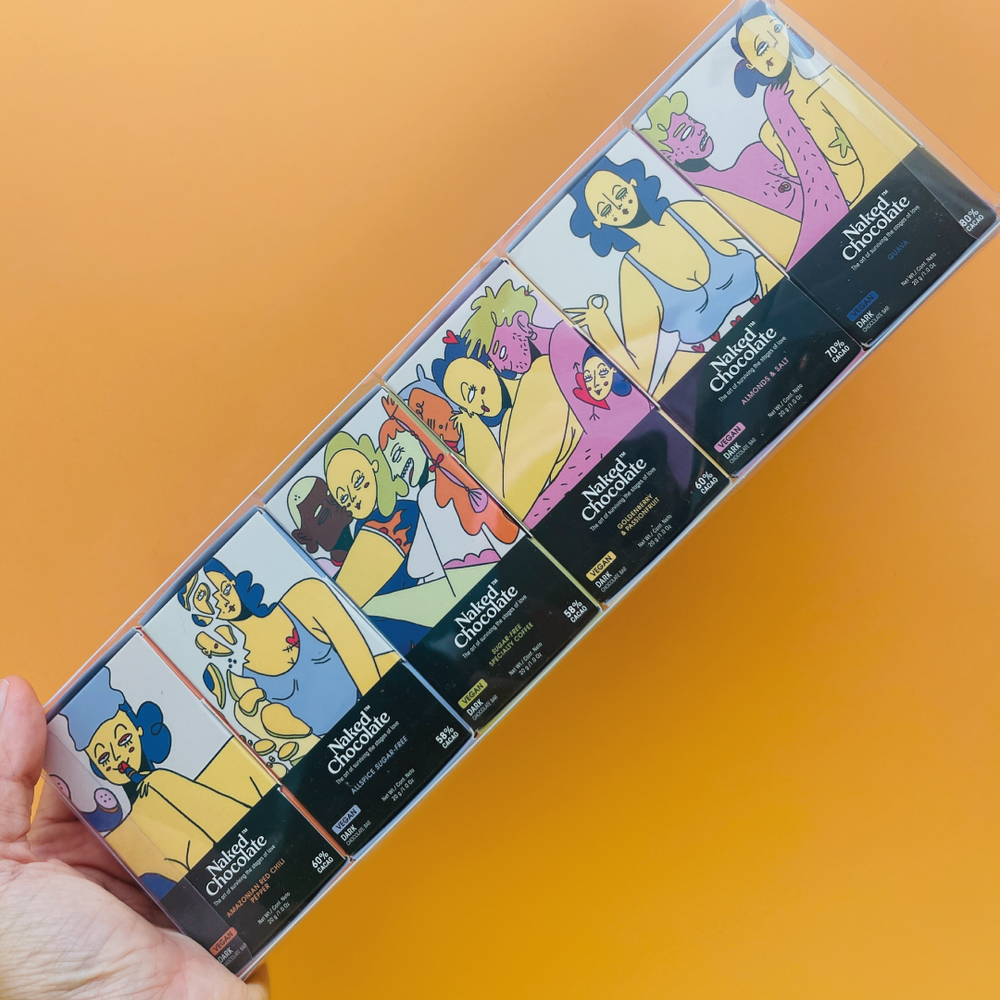 MINI SIX PACK COLLECTION | Naked Chocolate Company