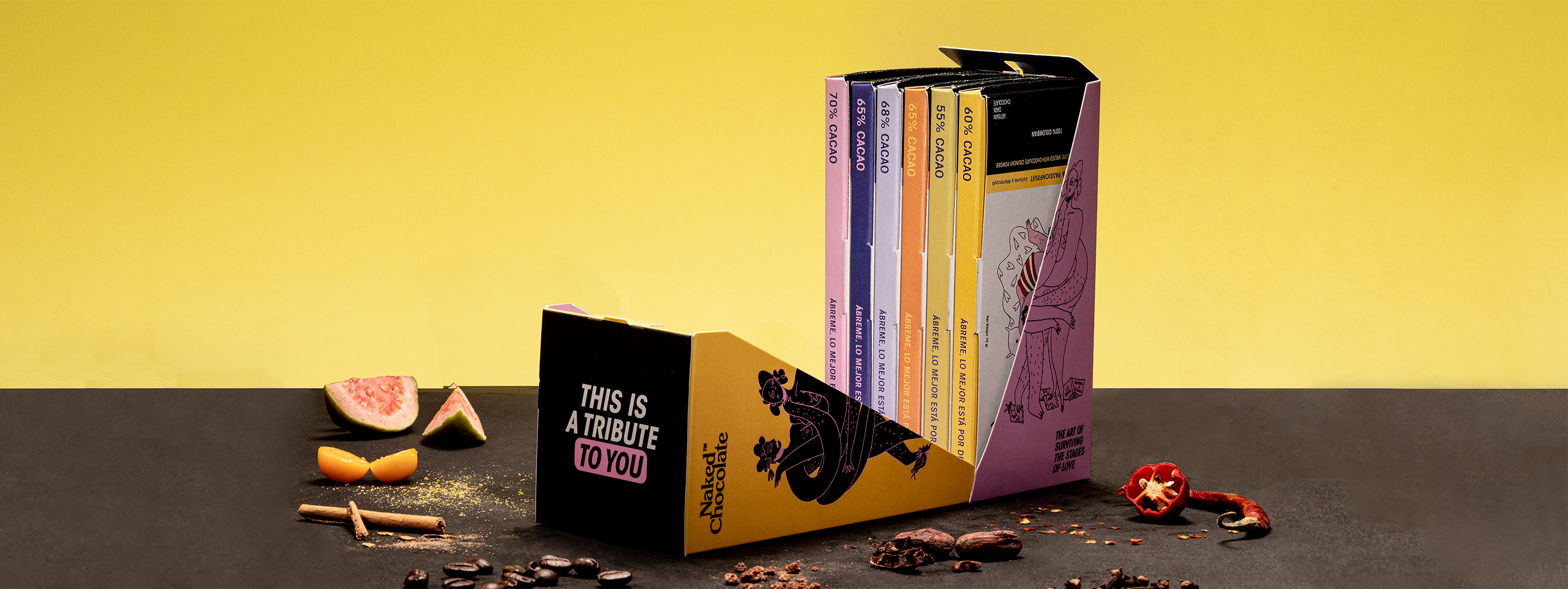 Gift sets of premium dark chocolate bars - Perfect for any occasion