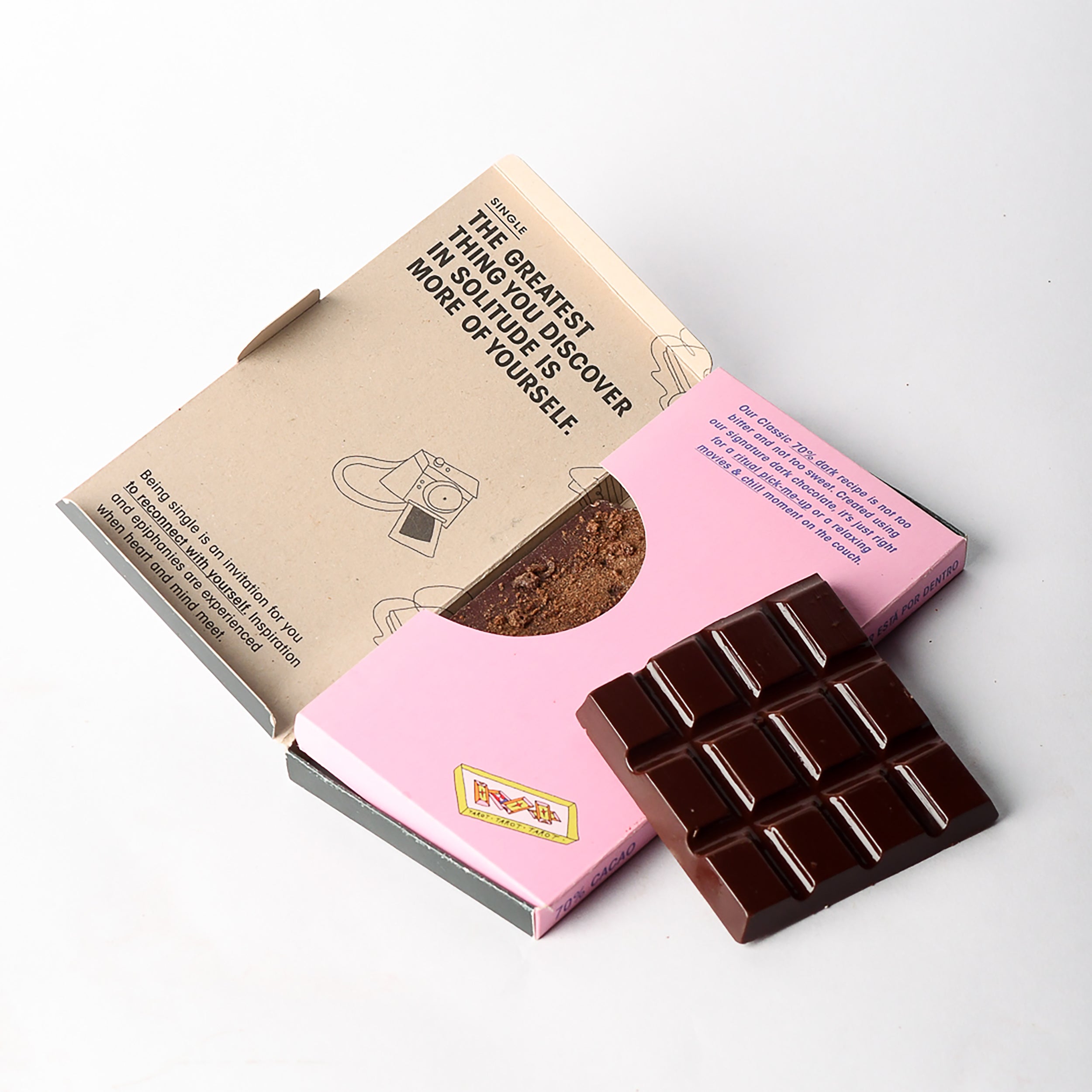 70% DARK CHOCOLATE ALMONDS & SEA SALT | Naked Chocolate Company
